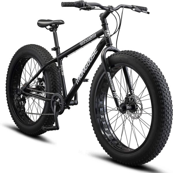 Mongoose Malus Mens and Women Fat Tire Mountain Bike
