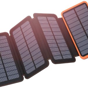 Solar Charger Outdoor USB C Portable Power Bank