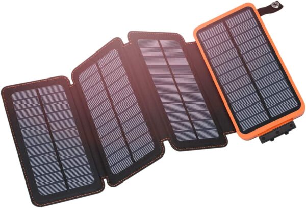Solar Charger Outdoor USB C Portable Power Bank