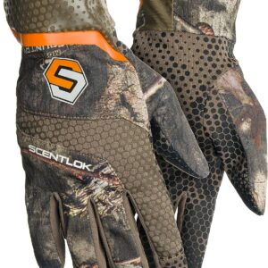 ScentLok Savanna Lightweight Camo Shooter Gloves for Hunting