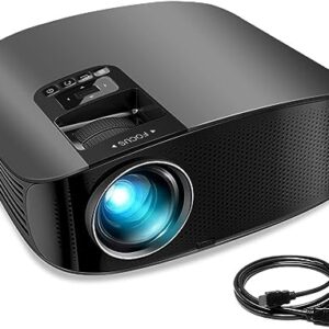Projector, GooDee 2023 Dolby Native 1080P Video Projector