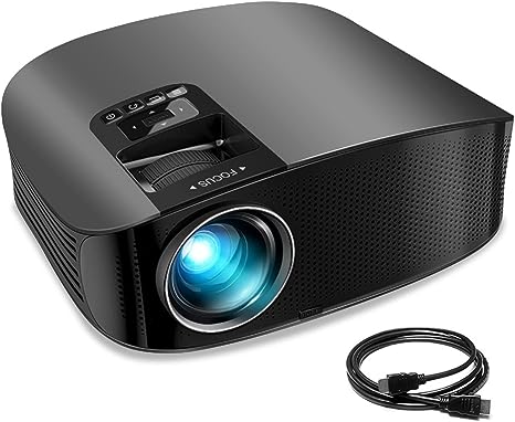 Projector, GooDee 2023 Dolby Native 1080P Video Projector