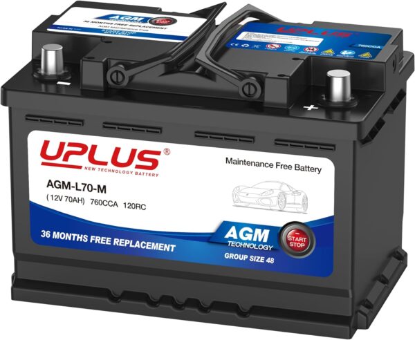 UPLUS BCI Group 48 AGM Start-Stop Car Battery