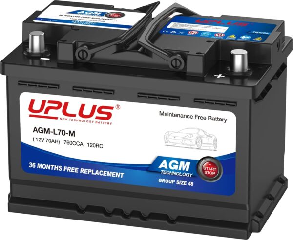 UPLUS BCI Group 48 AGM Start-Stop Car Battery